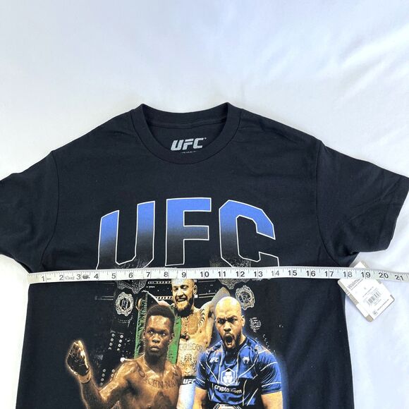 New Mens UFC Worldwide Graphic T-Shirt Sz S NWT Conor Mcgregor Jon Jones Cotton - Picture 6 of 7